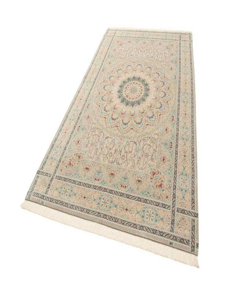 Detail image of  6' 5 x 9' 10 Ghom Design Rug