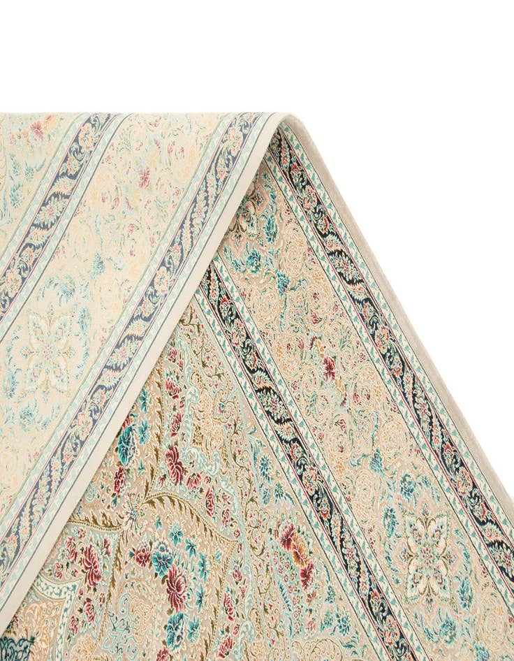 Detail image of  6' 5 x 9' 10 Ghom Design Rug