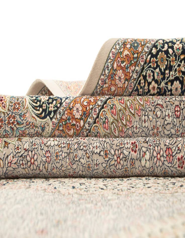 Detail image of  6' 6 x 9' 9 Ghom Design Rug