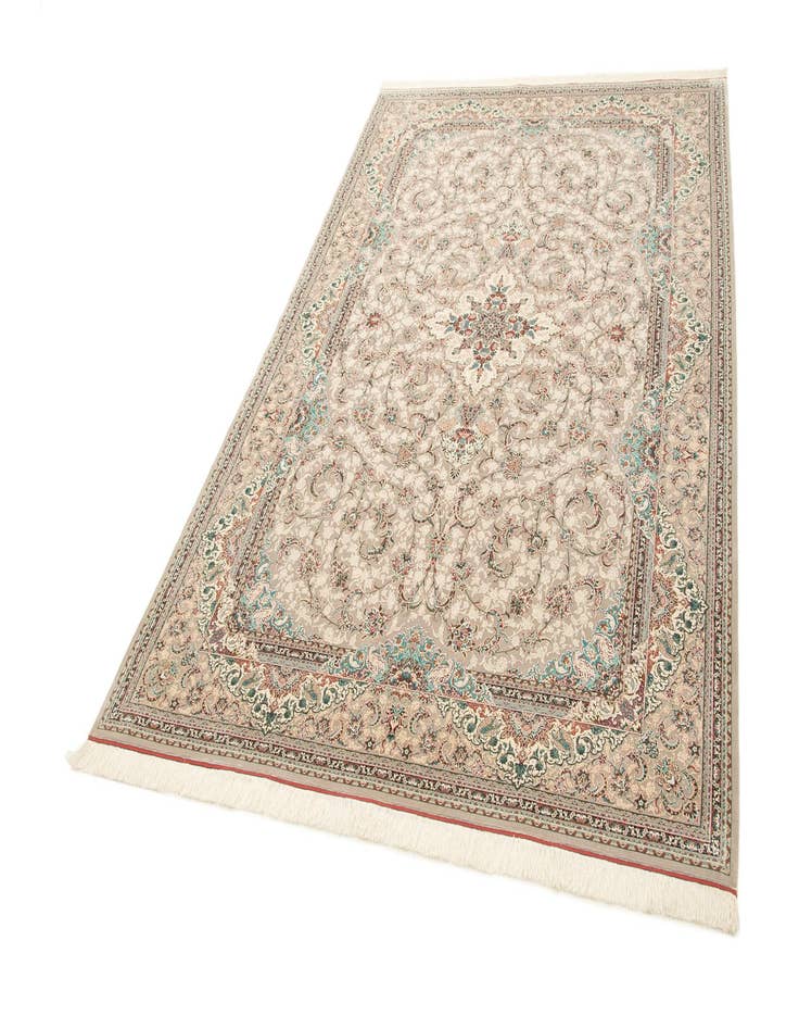 Detail image of  6' 7 x 9' 9 Ghom Design Rug