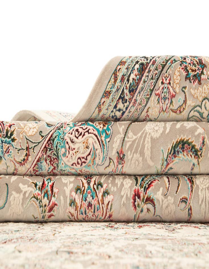 Detail image of  6' 7 x 9' 9 Ghom Design Rug