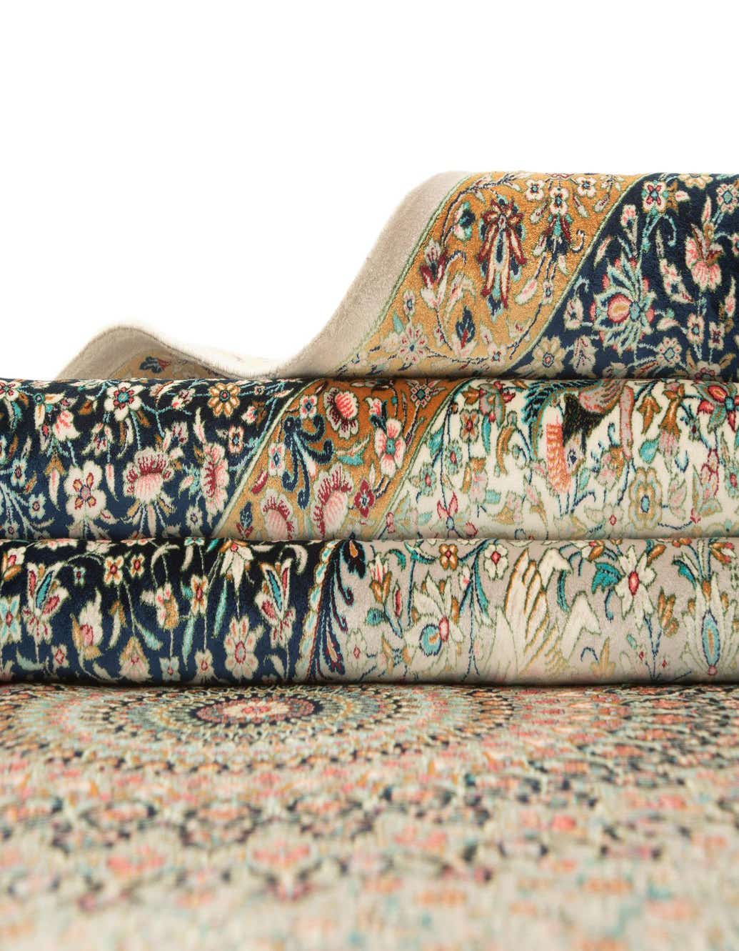 Primary image  6' 5 x 9' 9 Ghom Design Rug