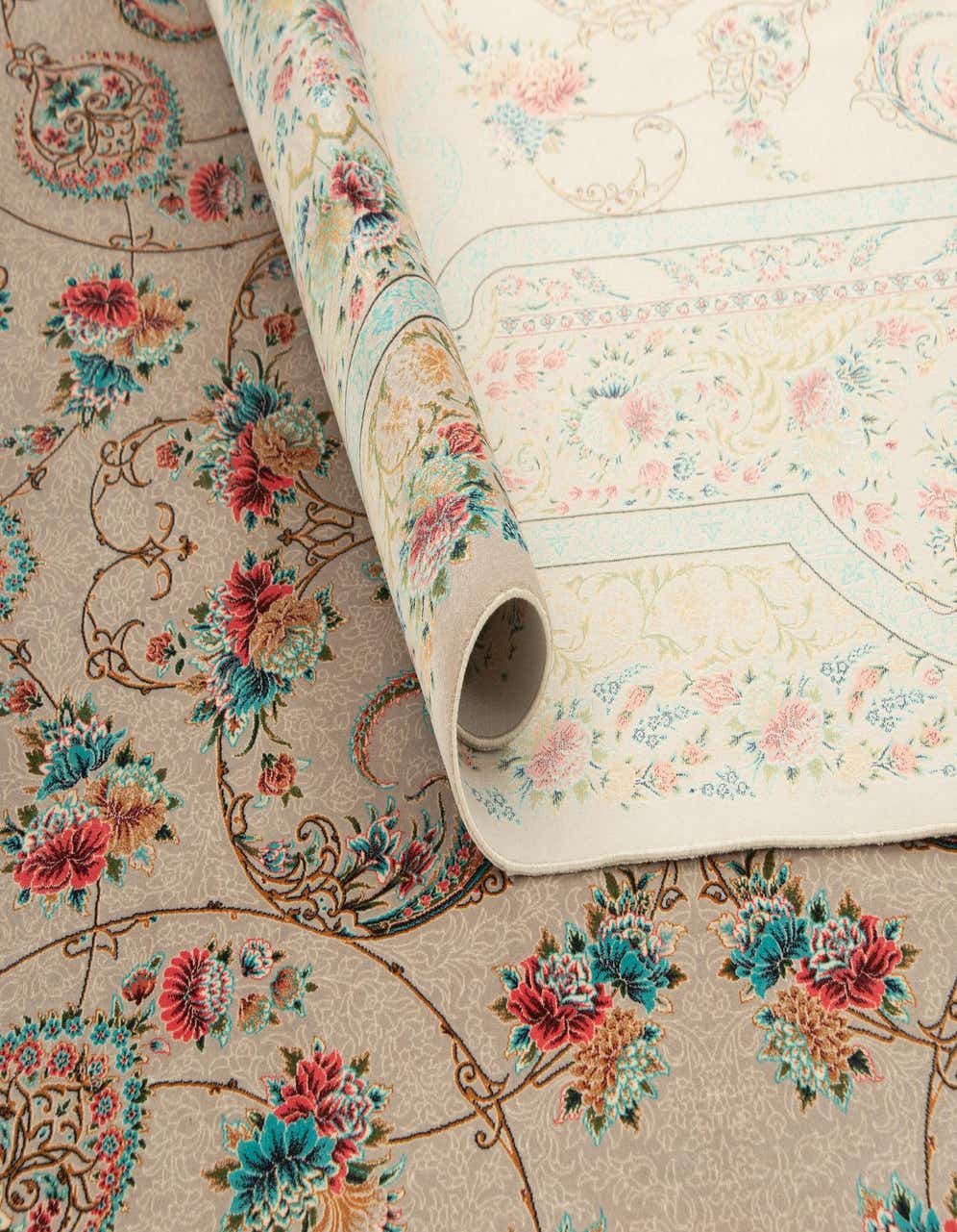 Primary image  6' 6 x 9' 9 Ghom Design Rug