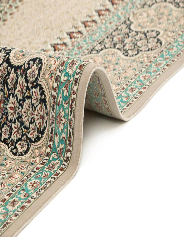 Detail image of  6' 6 x 9' 9 Ghom Design Rug