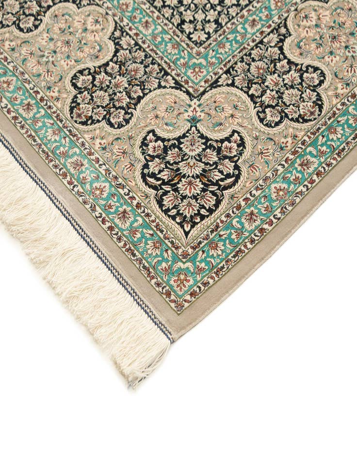 Detail image of  6' 6 x 9' 9 Ghom Design Rug