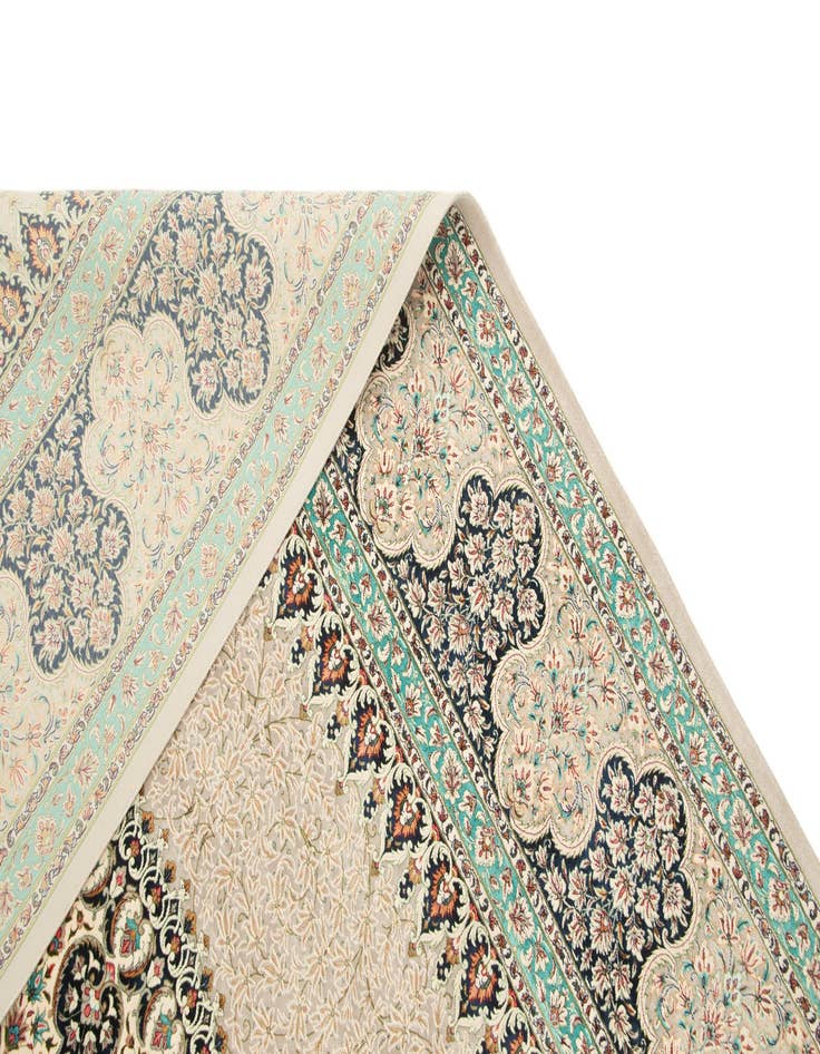 Detail image of  6' 6 x 9' 9 Ghom Design Rug