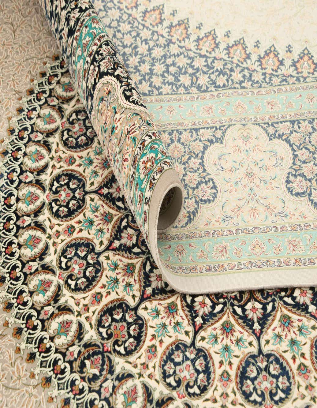 Primary image  6' 6 x 9' 9 Ghom Design Rug