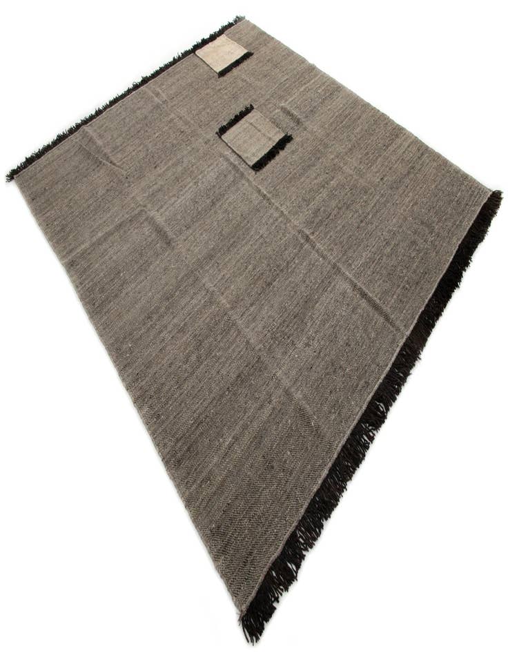 Detail image of  9' x 9' 7  Hand Knotted Handweb Wool Rug