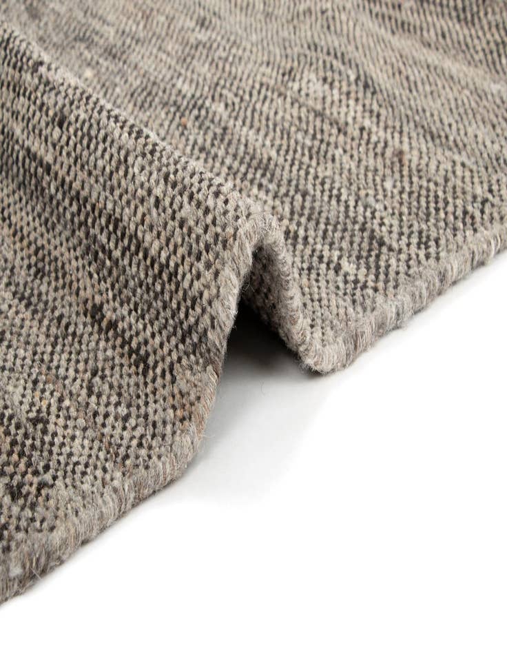 Detail image of  9' x 9' 7  Hand Knotted Handweb Wool Rug