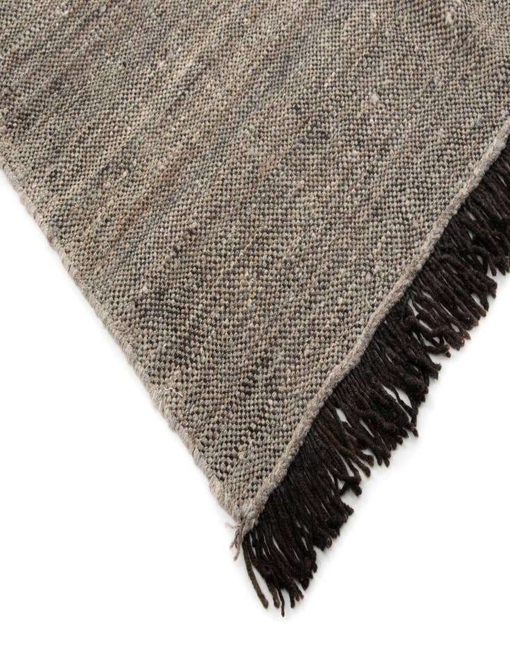 Detail image of  9' x 9' 7  Hand Knotted Handweb Wool Rug