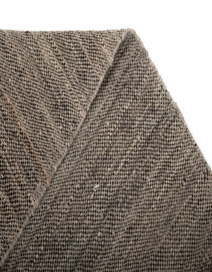 Detail image of  9' x 9' 7  Hand Knotted Handweb Wool Rug