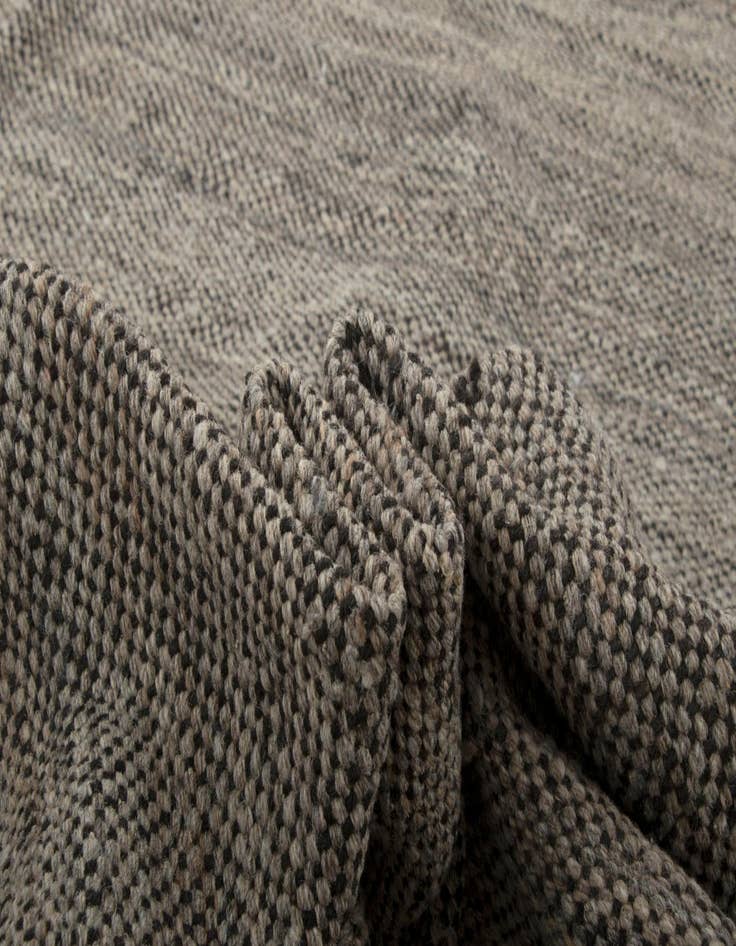 Detail image of  9' x 9' 7  Hand Knotted Handweb Wool Rug