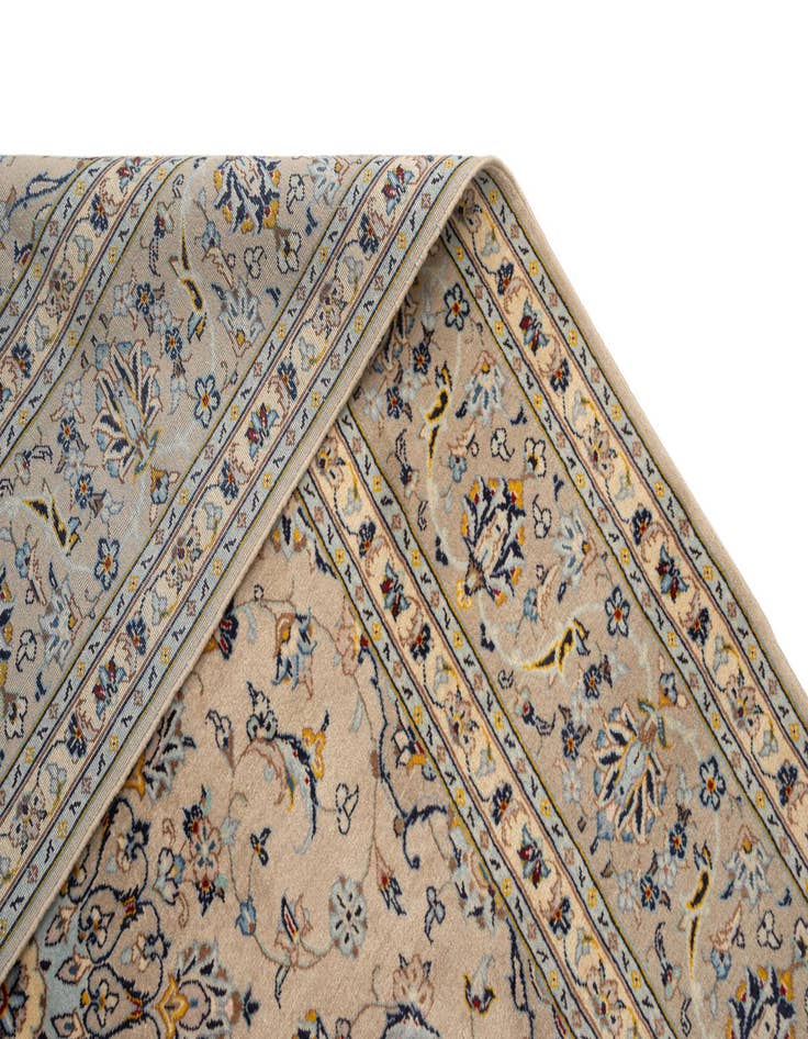 Detail image of  6' 3 x 10' Kashan Wool Rug