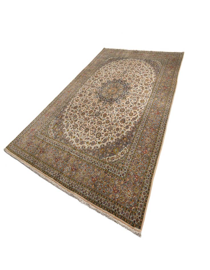 Detail image of  9' 8 x 13' 5 Kashan Wool Rug