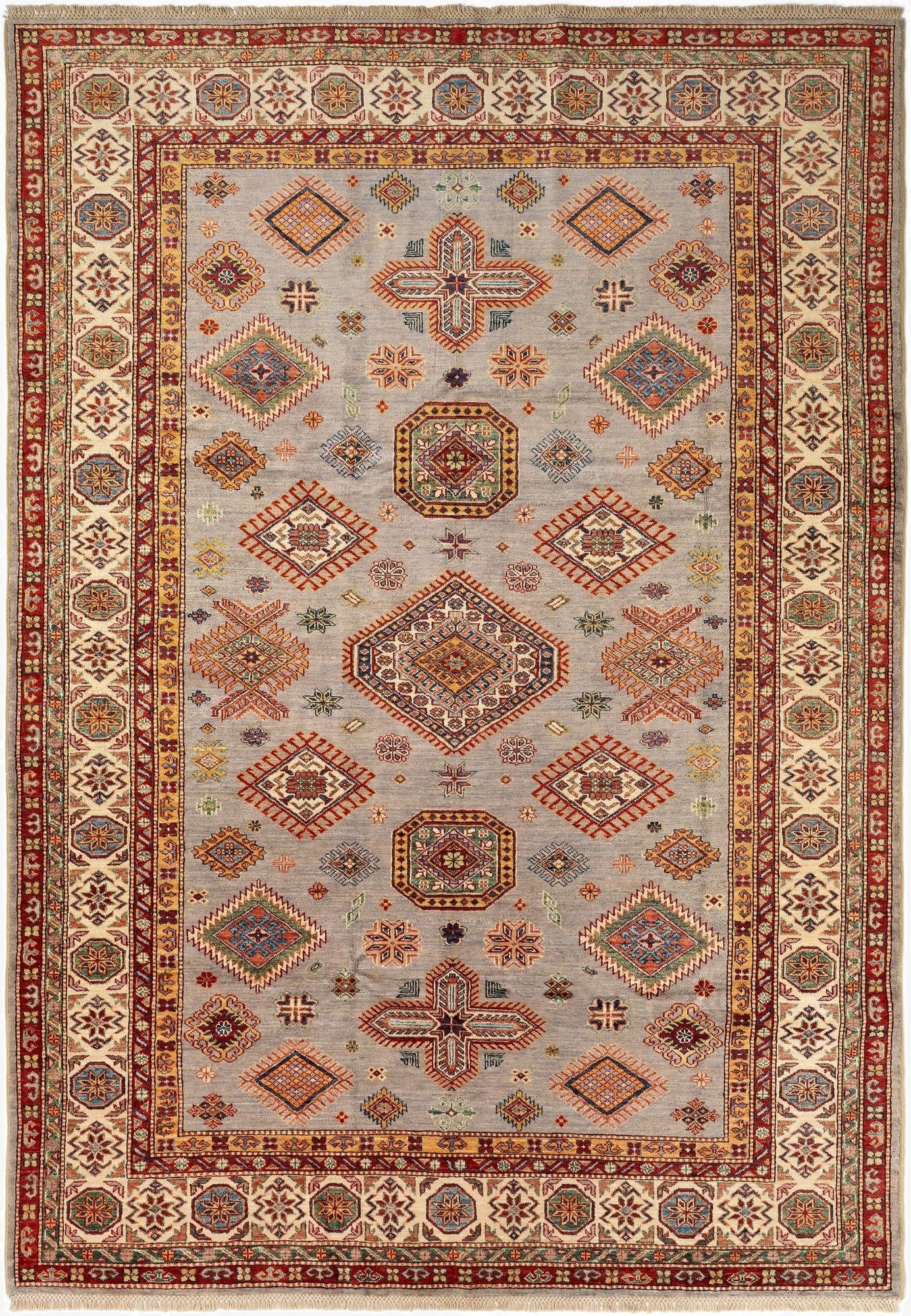 6' 10 x 9' 9 Kazak Wool Rug