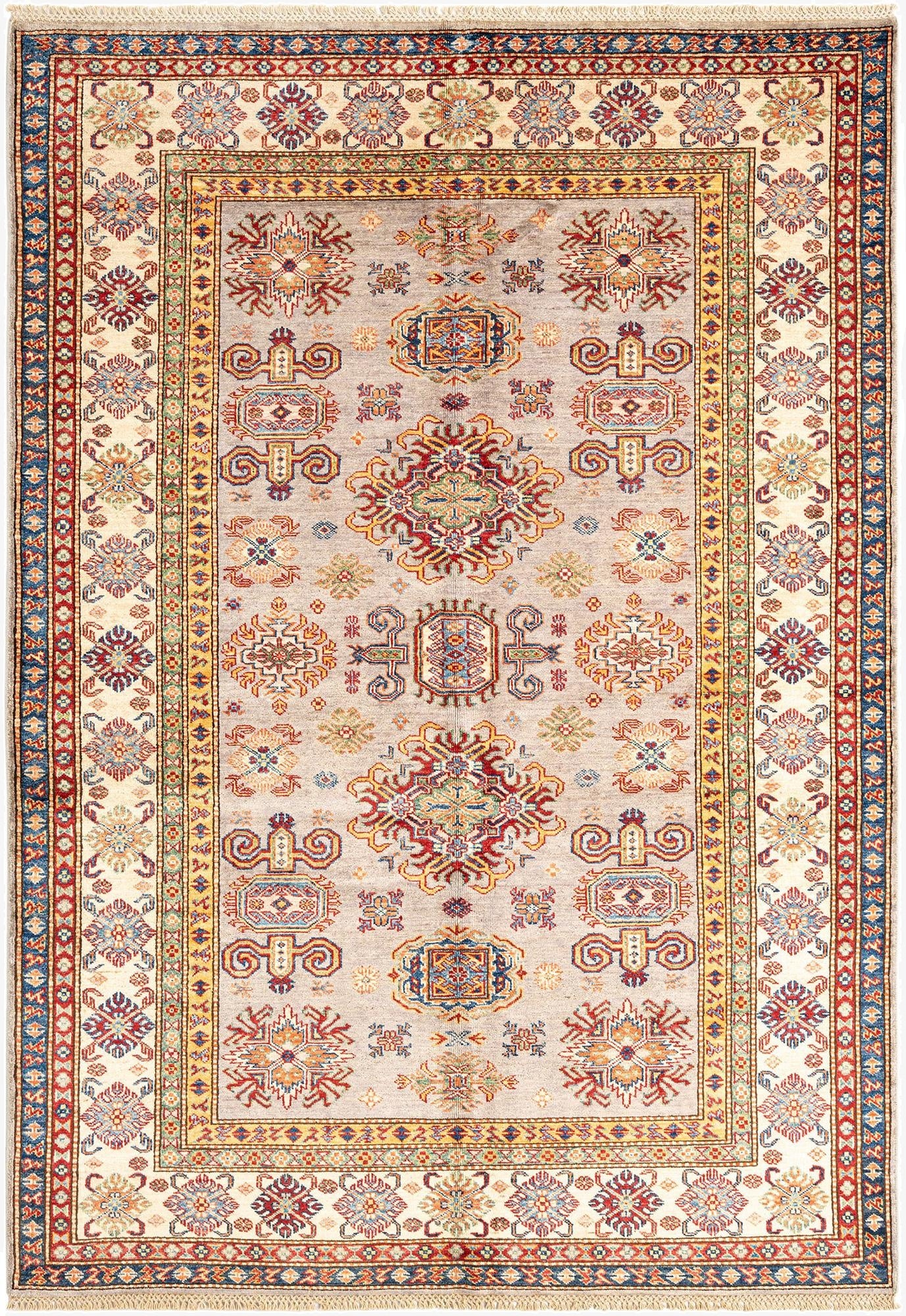  5' 8 x 8' 1 Kazak Wool Rug