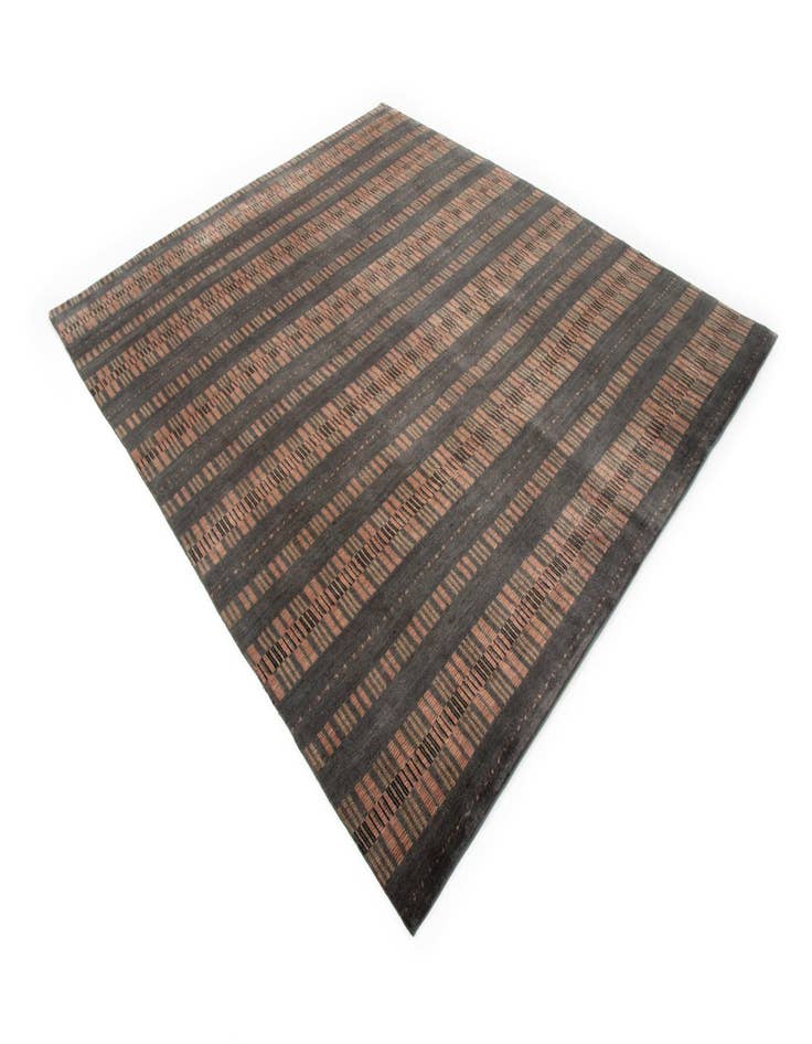 Detail image of  8' 5 x 9' 11 Modern Manshu Wool Rug