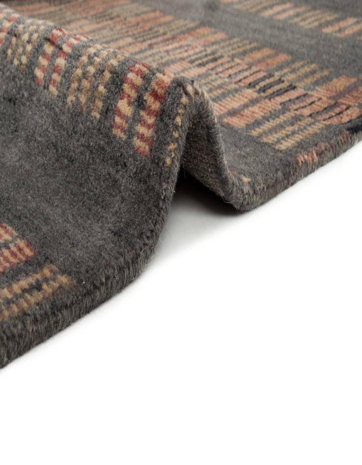 Detail image of  8' 5 x 9' 11 Modern Manshu Wool Rug