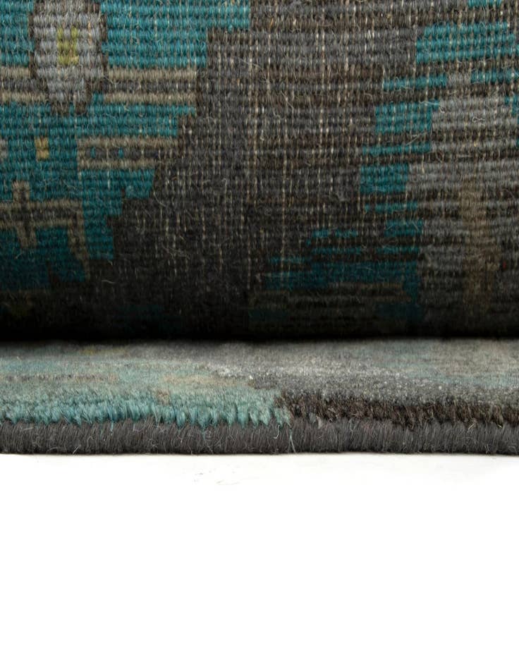 Detail image of  7' 11 x 9' 11  Hand Knotted Modern Manshu Rug