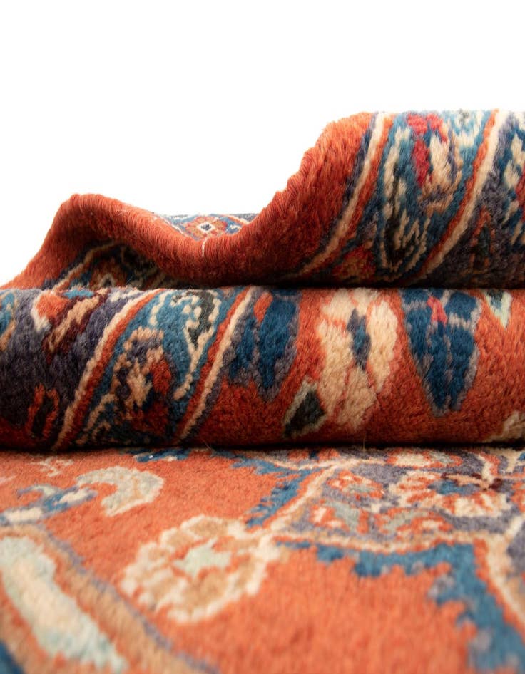 Detail image of  4' 2 x 6' 5  Hand Knotted Mood Persian Wool Rug