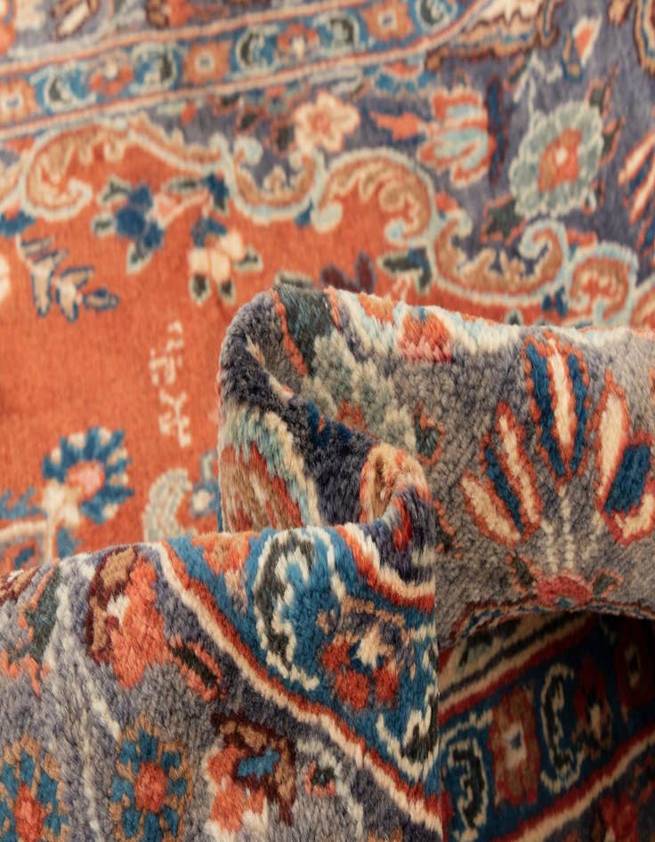 Detail image of  4' 2 x 6' 5  Hand Knotted Mood Persian Wool Rug