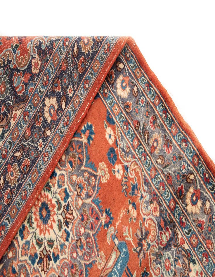 Detail image of  4' 2 x 6' 5  Hand Knotted Mood Persian Wool Rug