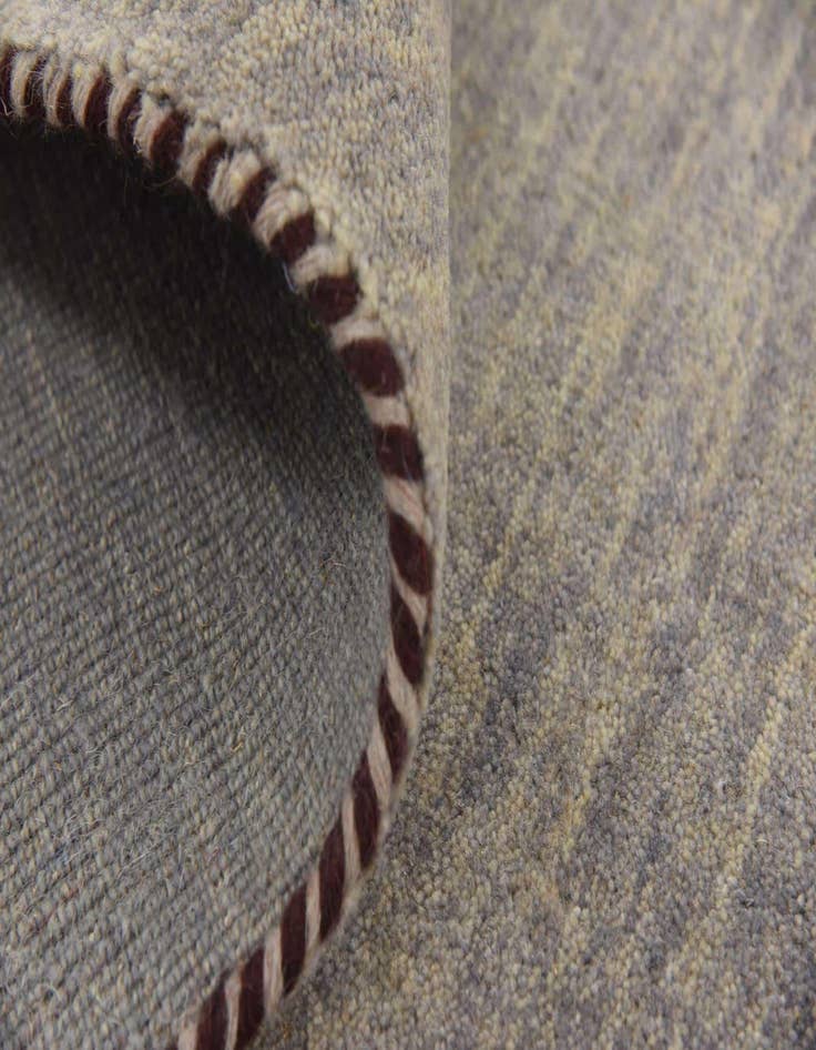 Detail image of  8' 2 x 11' 6 Solid Gabbeh Rug