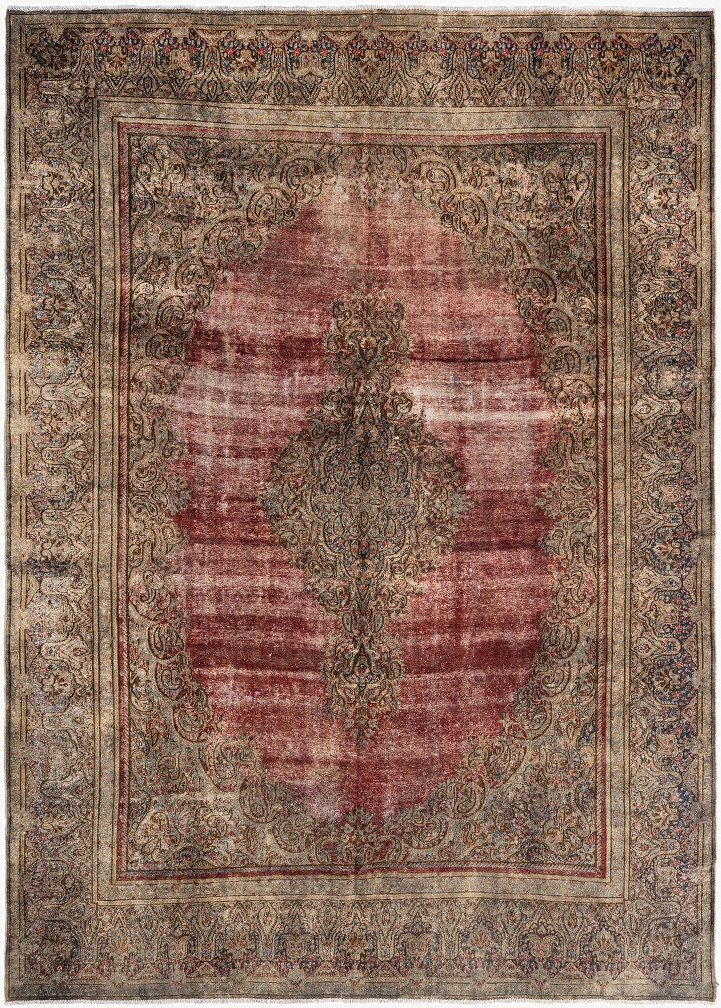  9' 1 x 12' 9 Vintage Wool Rug