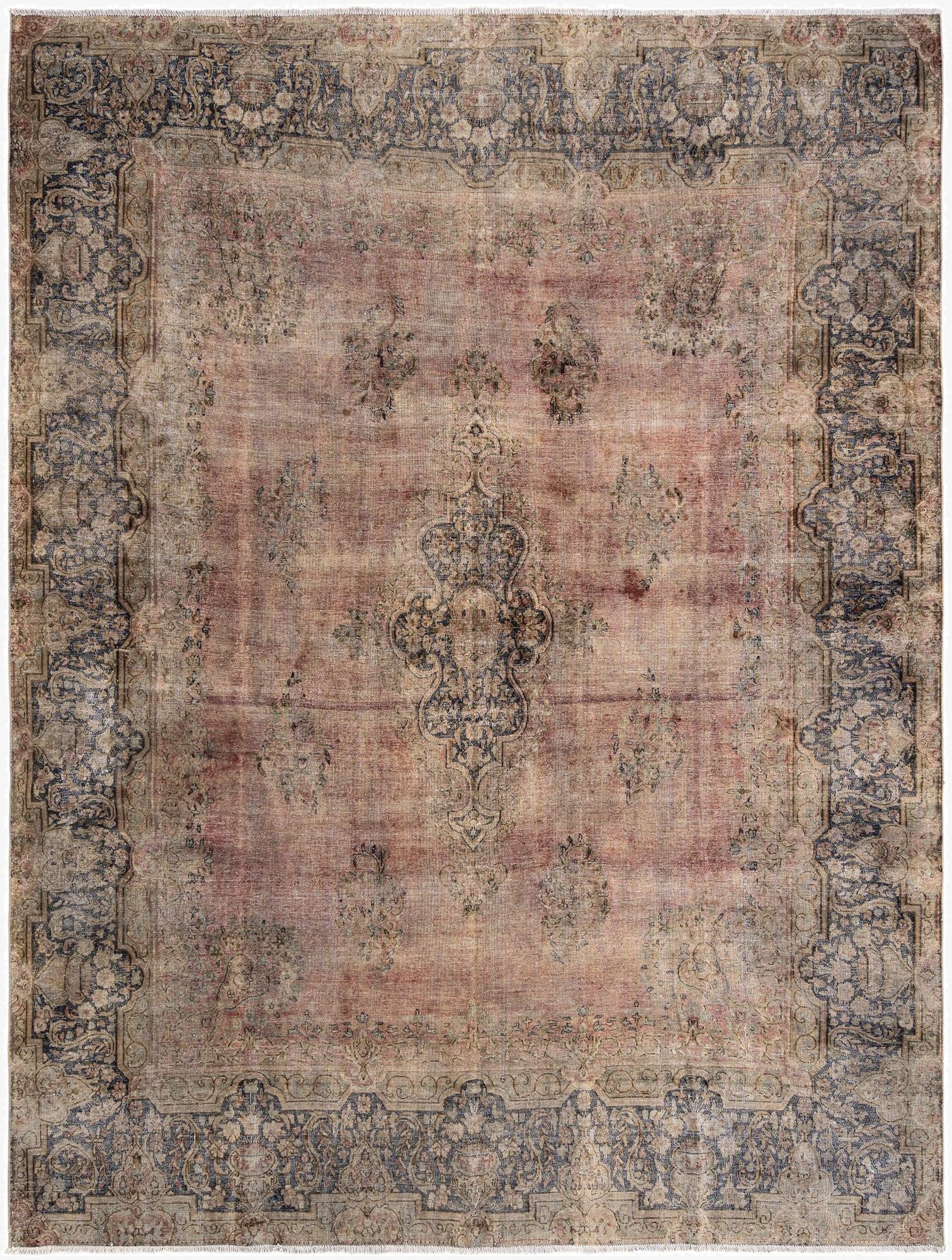  9' 7 x 12' 8 Vintage Wool Rug