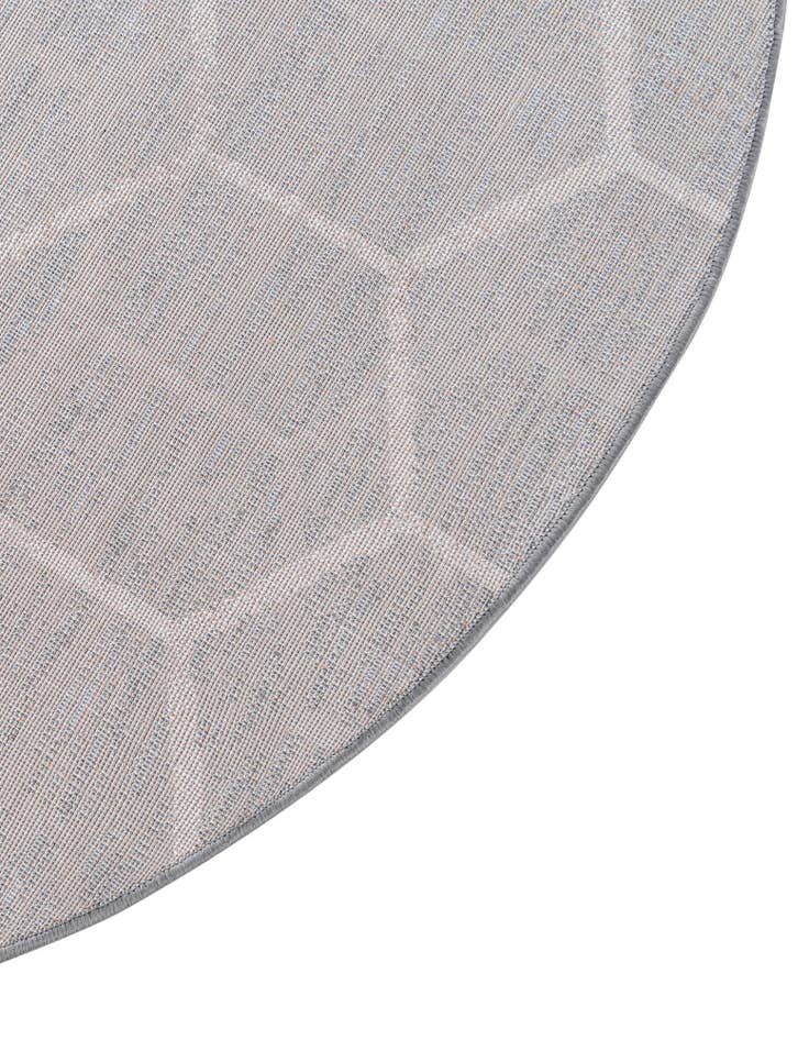 Detail image of  8' x 8' Lattice Trellis Round Rug