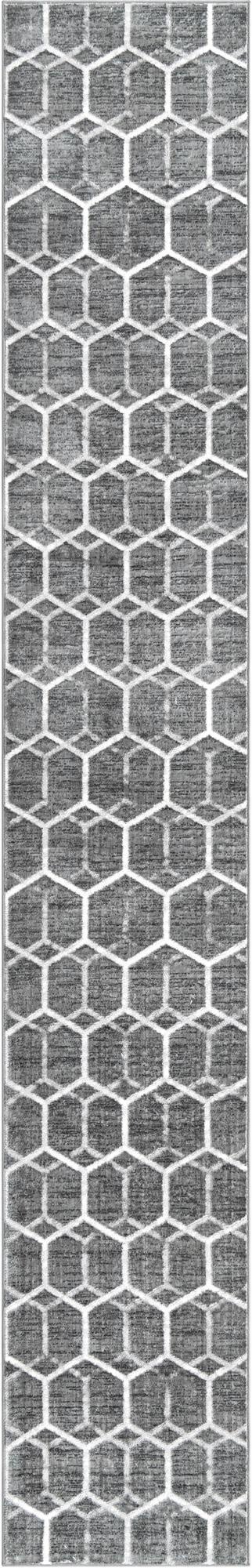  2' 7 x 16' 5 Lattice Trellis Runner Rug