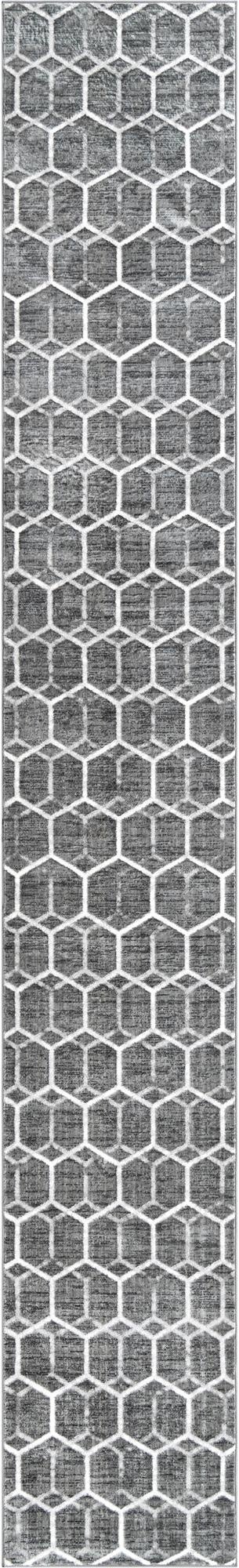  3' x 19' 8 Lattice Trellis Runner Rug