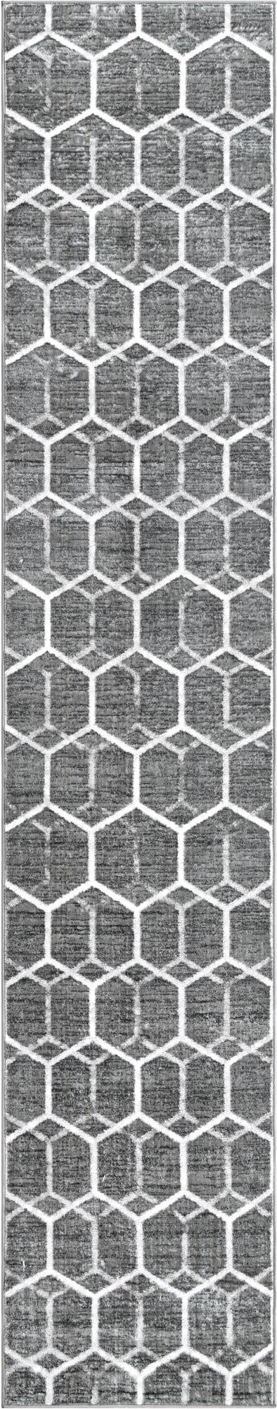  2' 7 x 13' Lattice Trellis Runner Rug