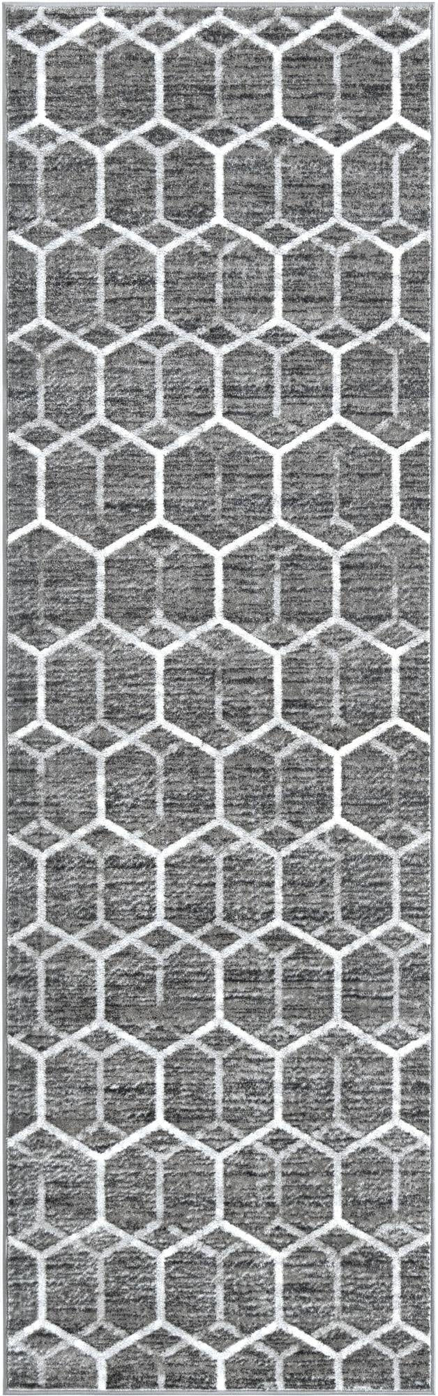  3' x 10' Lattice Trellis Runner Rug