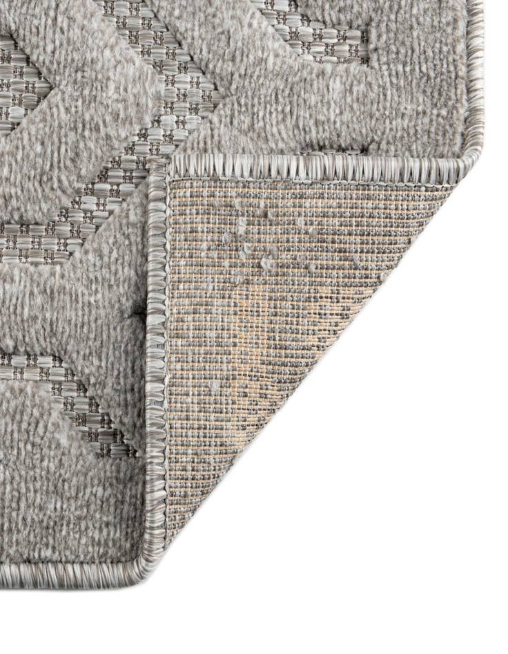 Detail image of  2' x 8'  Washable Trellis Textured Indoor / Outdoor Runner Rug