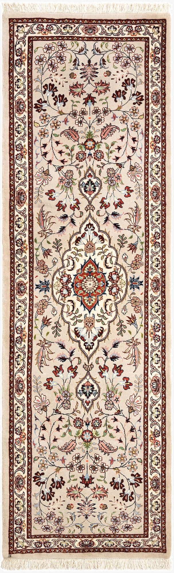  2' 5 x 7' 7 Tabriz Wool Runner Rug