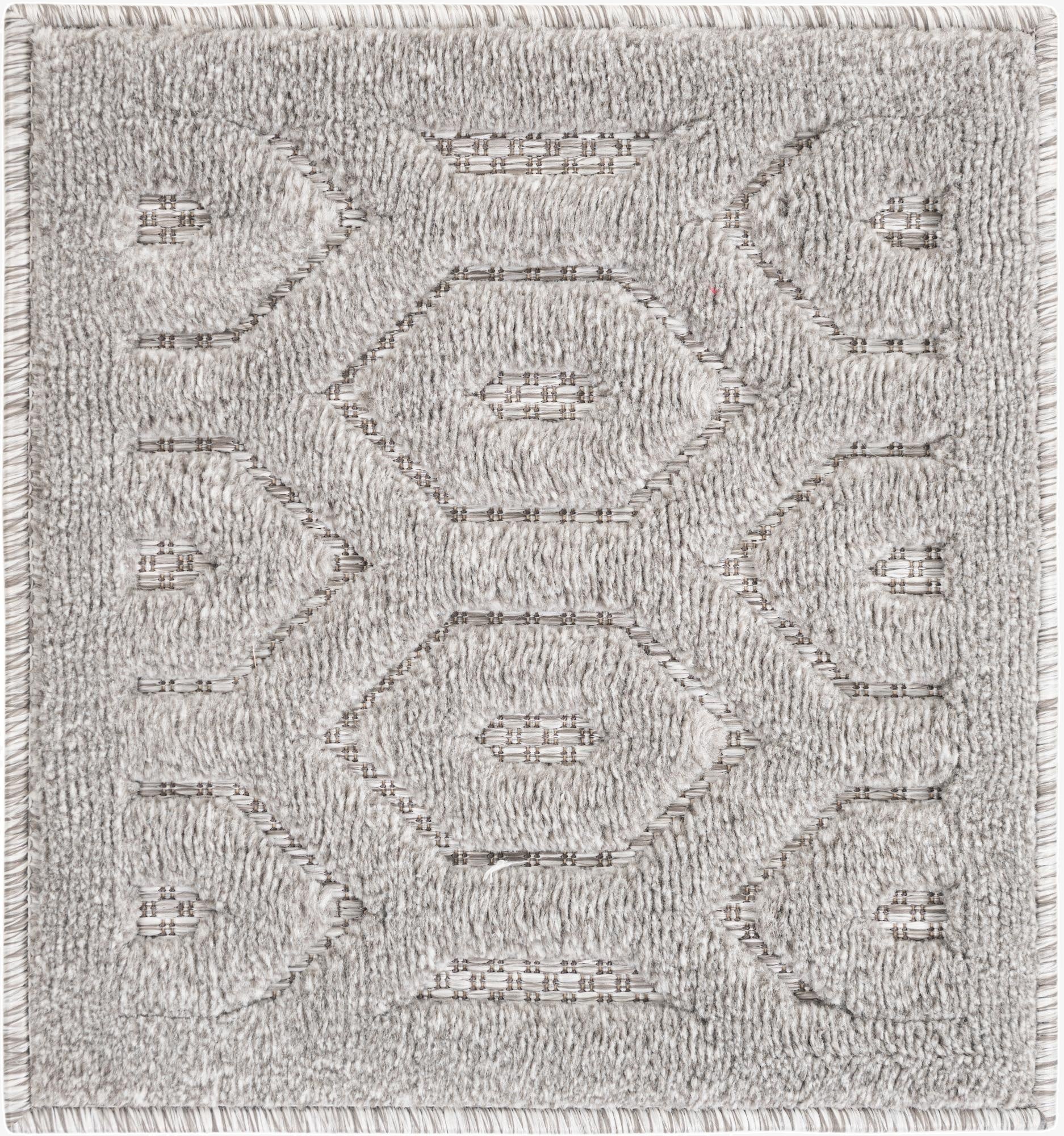  1' 4 x 1' 4  Washable Trellis Textured Indoor / Outdoor Sample Rug