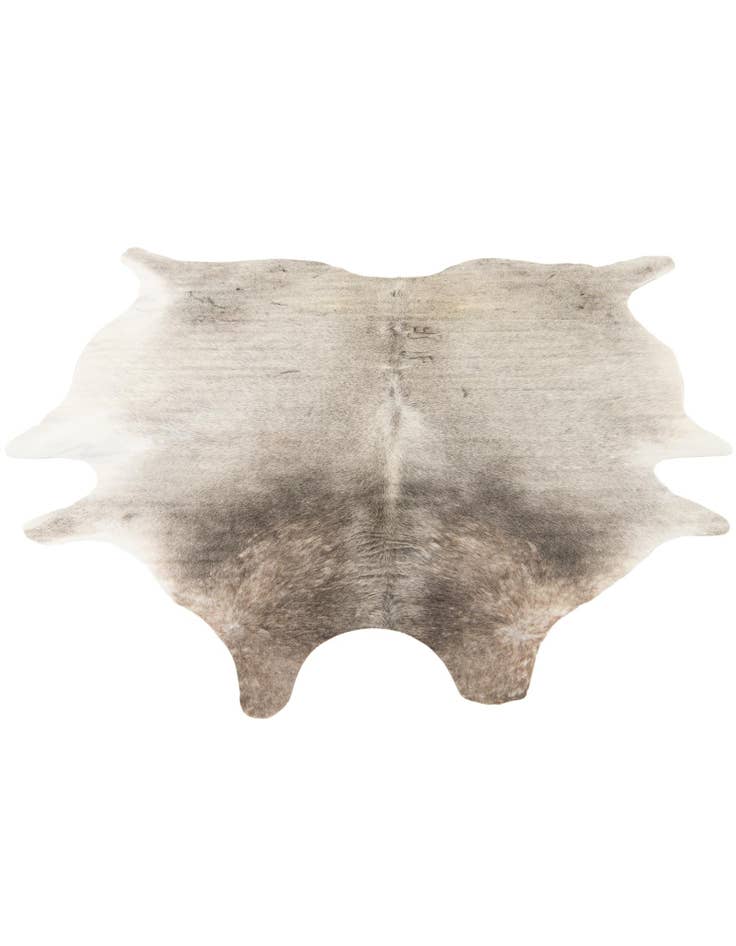 Detail image of  5' 7 x 6' Cowhide Leather Square Rug