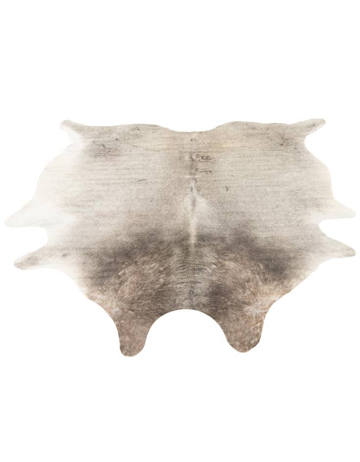 Detail image of  5' 7 x 6' Cowhide Leather Square Rug