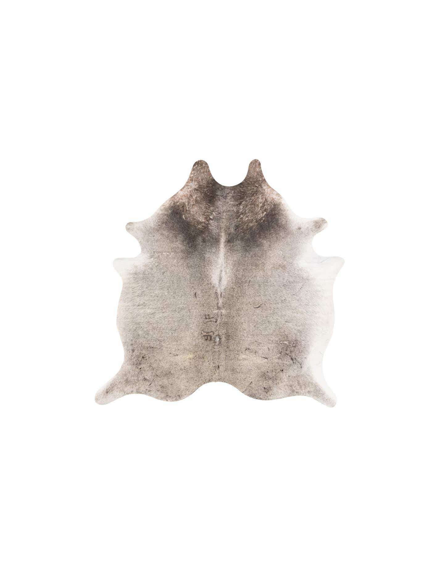 Primary image  5' 7 x 6' Cowhide Leather Square Rug