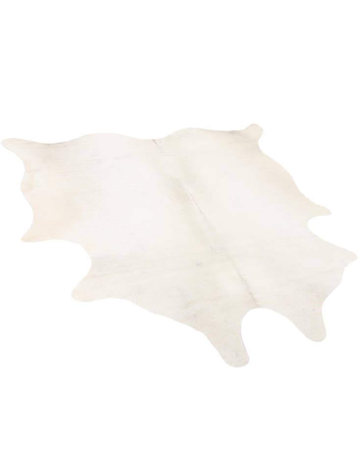 Detail image of  5' 4 x 5' 7 Cowhide Leather Square Rug