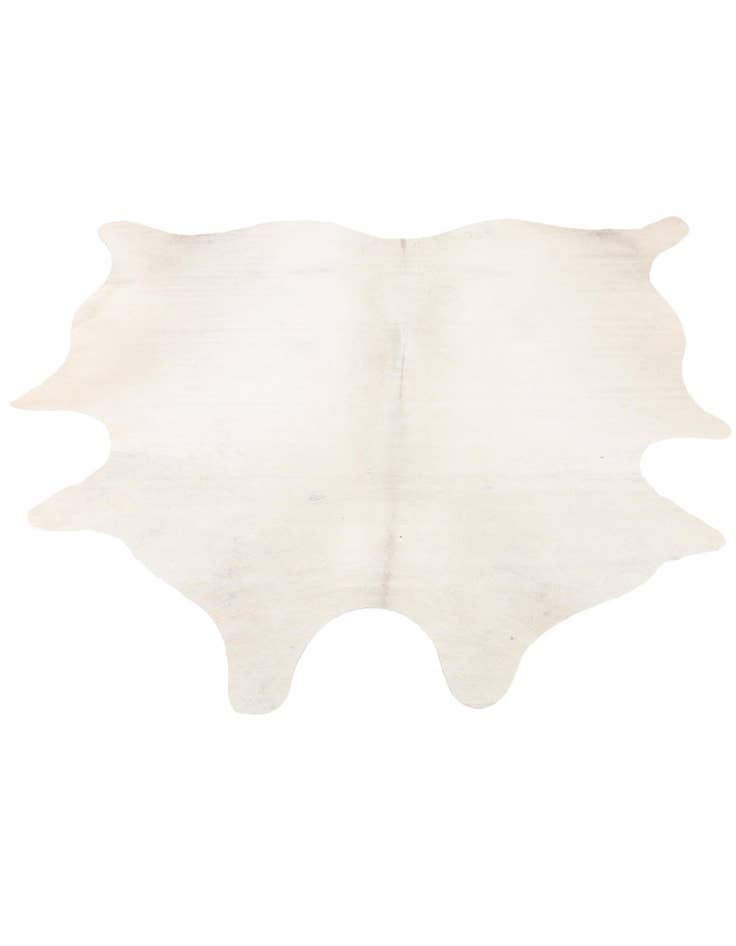 Detail image of  5' 4 x 5' 7 Cowhide Leather Square Rug