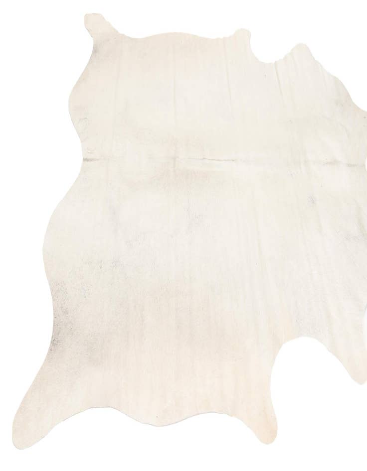 Detail image of  5' 4 x 5' 7 Cowhide Leather Square Rug