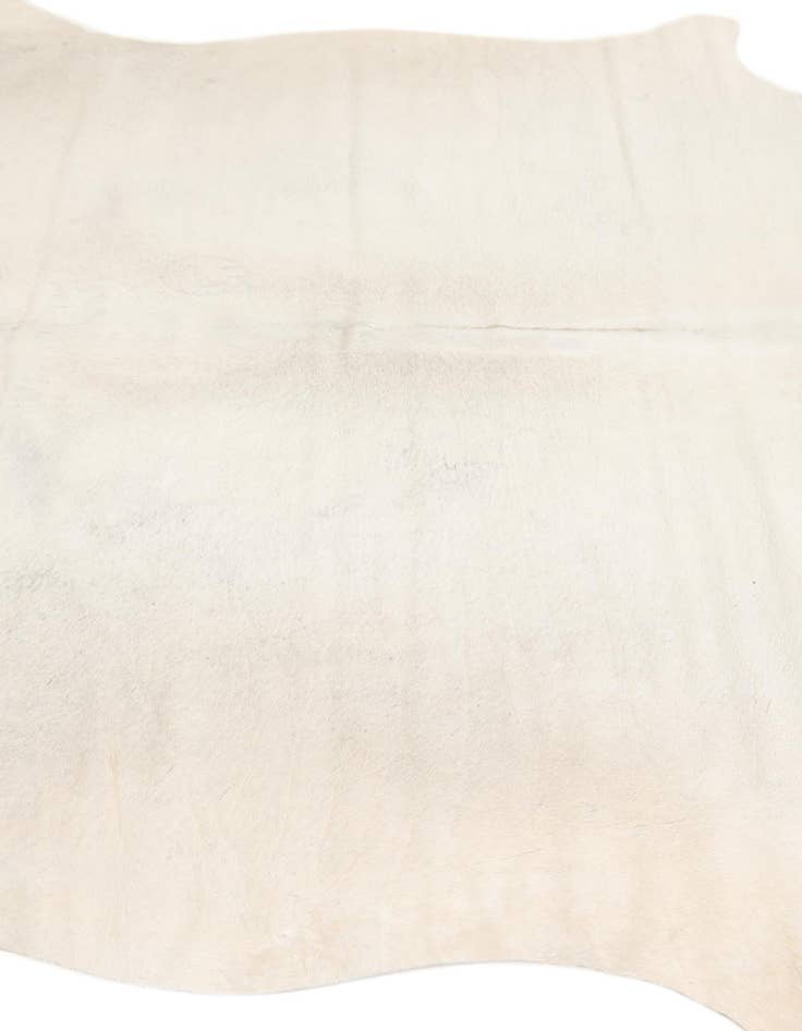 Detail image of  5' 4 x 5' 7 Cowhide Leather Square Rug