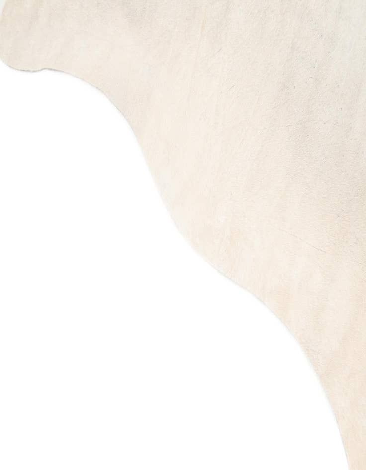 Detail image of  5' 4 x 5' 7 Cowhide Leather Square Rug