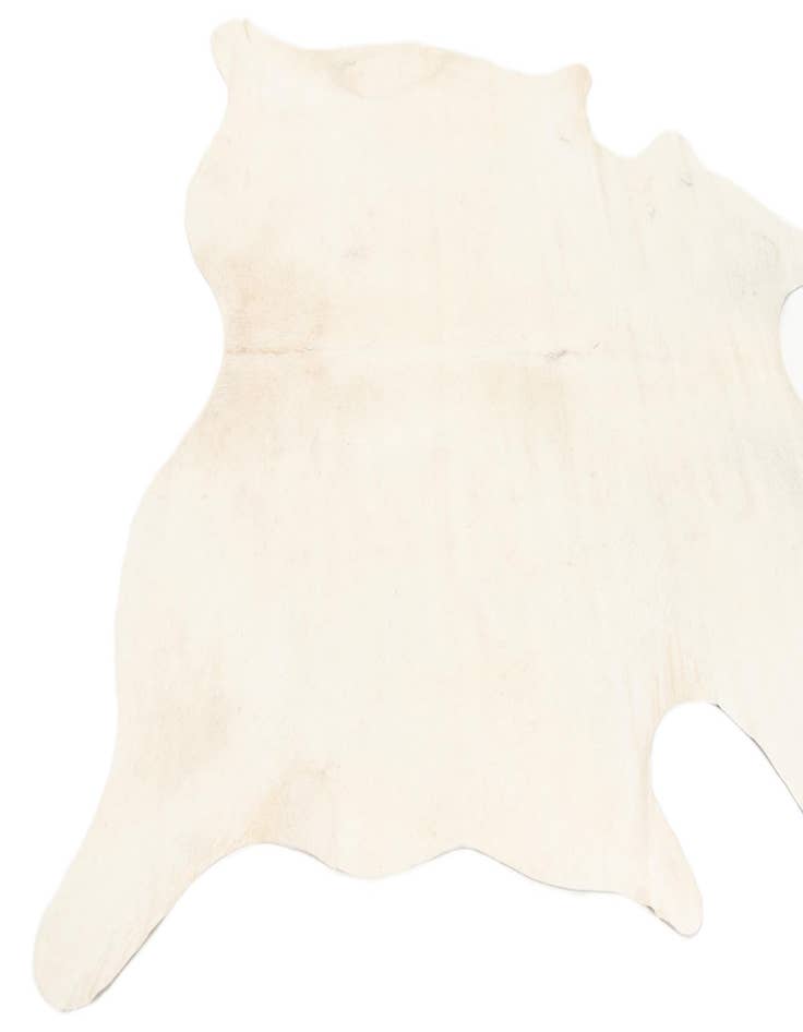 Detail image of  6' 4 x 6' 4 Cowhide Leather Square Rug