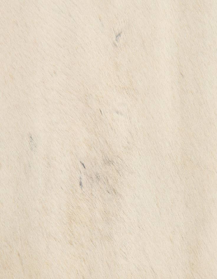 Detail image of  6' 4 x 6' 4 Cowhide Leather Square Rug