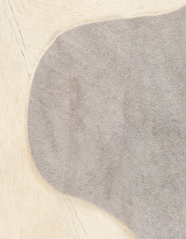 Detail image of  6' 4 x 6' 4 Cowhide Leather Square Rug