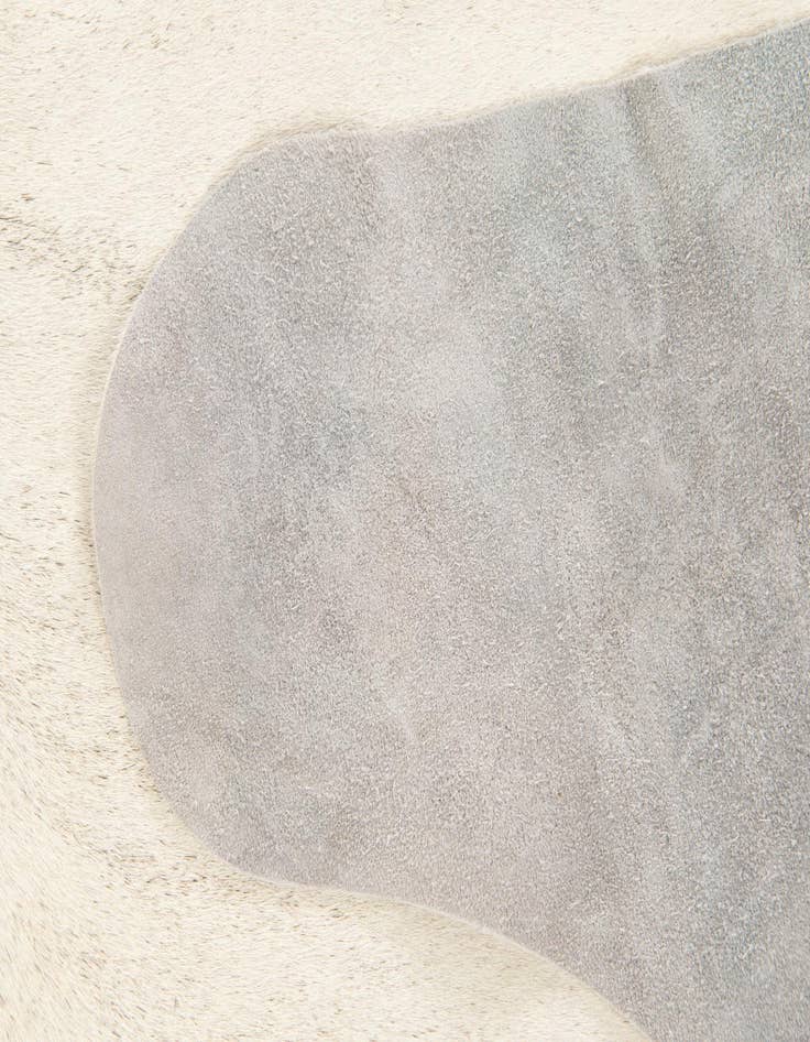 Detail image of  6' 7 x 6' 7 Cowhide Leather Square Rug