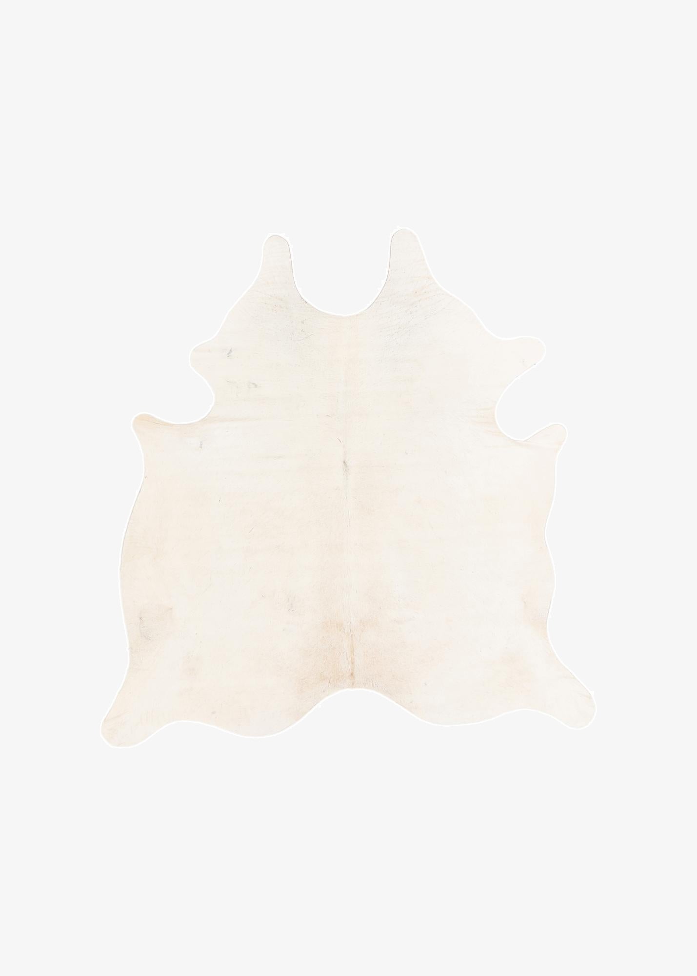  6' 4 x 6' 4 Cowhide Leather Square Rug